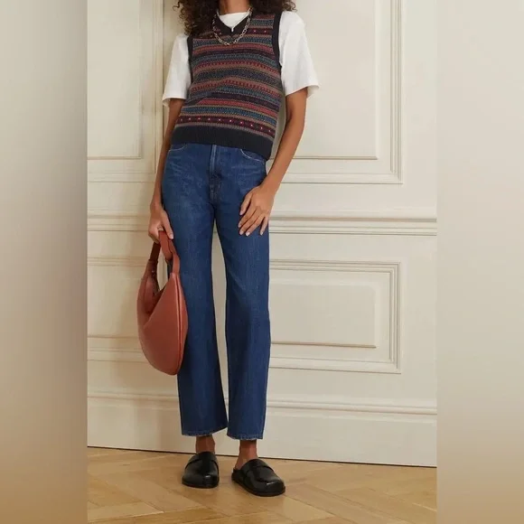 ALEX MILL 
Francis Fair Isle Merino Wool Vest - Picture 3 of 6